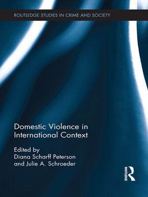 cover image of Domestic Violence in International Context